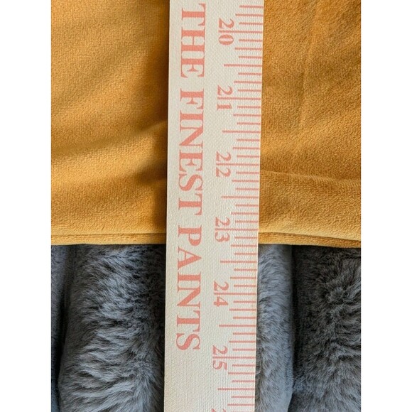 Pillow Sham Gold Crushed Velvet Decorative Pillow Sham Zip Closure 23''x23'' - Picture 13 of 16